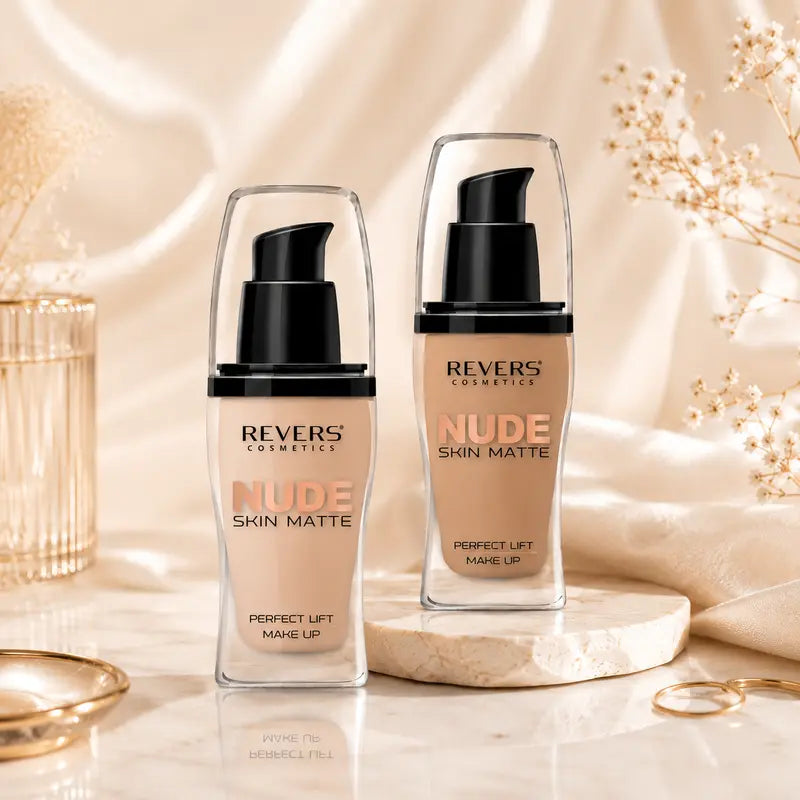 NUDE Skin Matte Perfect Lift Foundation Mattifying Liquid Makeup Buildable Coverage 30ml