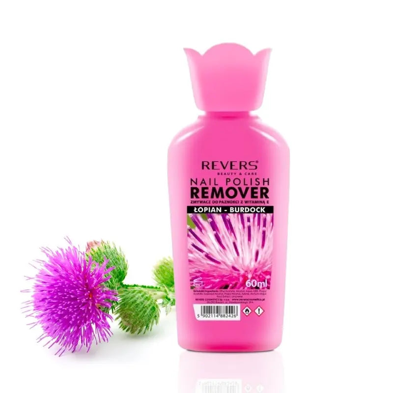 Acetone Free Herbal Nail Polish Remover with Burdock Nutrition & Strengthening 60ml