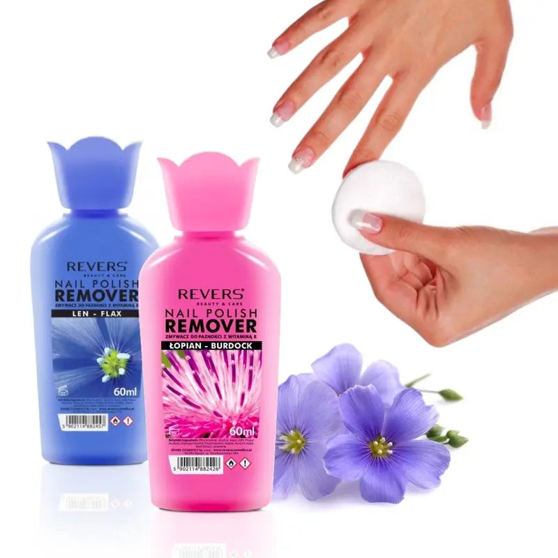 Herbal Nail Polish Remover With Natural Strengthening Plant Extracts Acetone Free 60ml