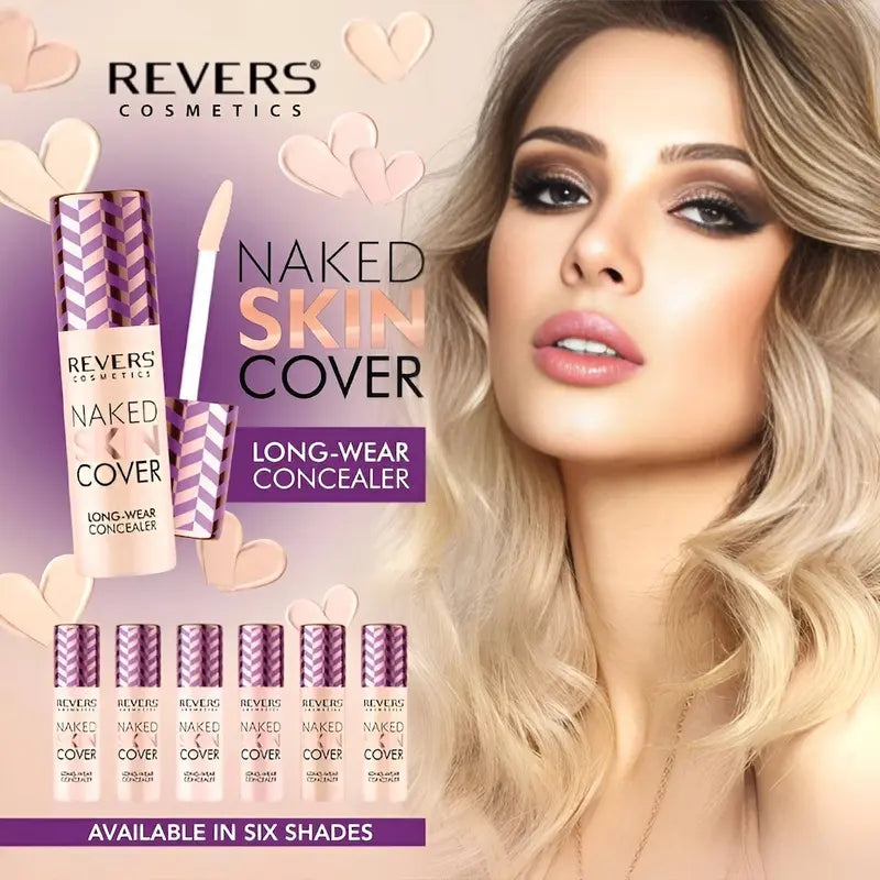 Naked Skin Cover Liquid Concealer Full Coverage Long-Wear Corrector Dark Circles, Redness &  Imperfections