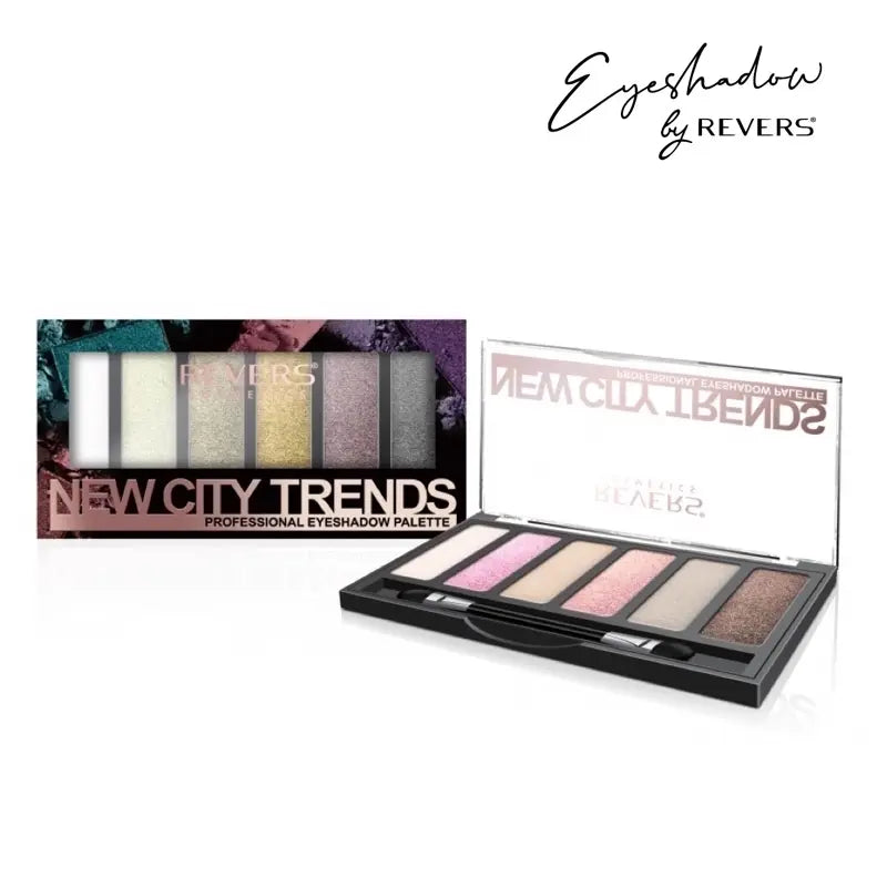 New City Trends Eyeshadow Palette 6 Professional Shades for Day & Evening Makeup No 1