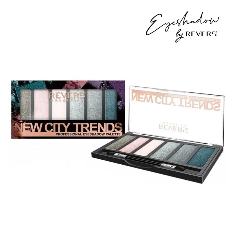 New City Trends Eyeshadow Palette 6 Professional Shades for Day & Evening Makeup No 2