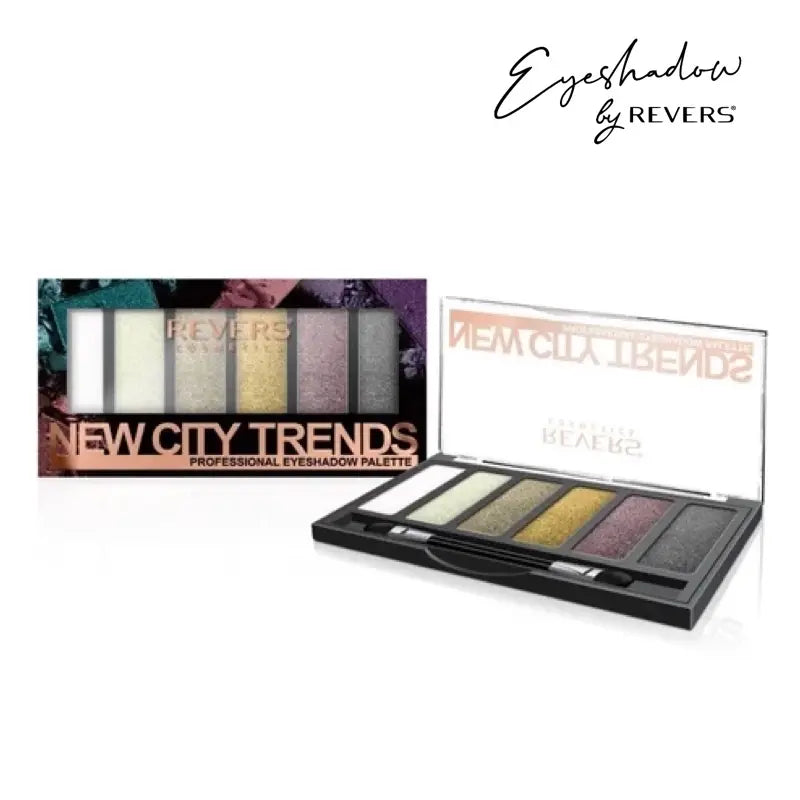 New City Trends Eyeshadow Palette 6 Professional Shades for Day & Evening Makeup No 3
