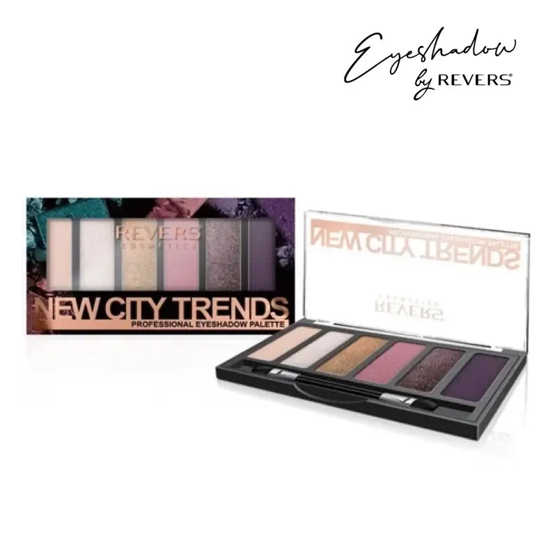 New City Trends Eyeshadow Palette 6 Professional Shades for Day & Evening Makeup No 7