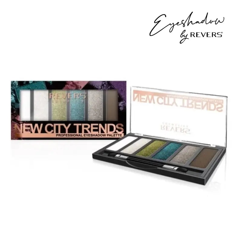 New City Trends Eyeshadow Palette 6 Professional Shades for Day & Evening Makeup No 8