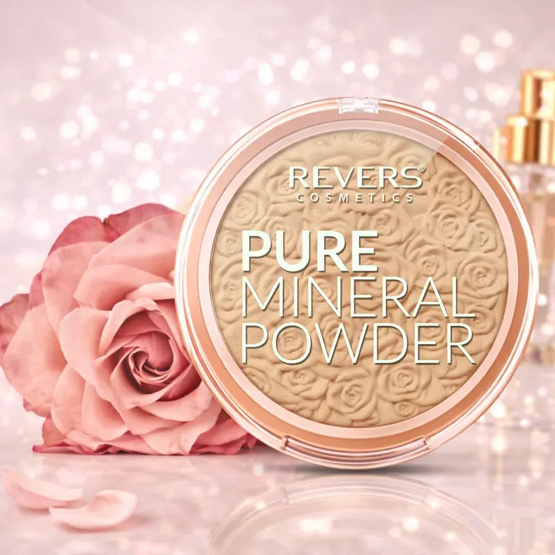 Pure Mineral Powder – Ultra-Light Mineral Face Powder for a Natural, Matte and Flawless Finish Medium