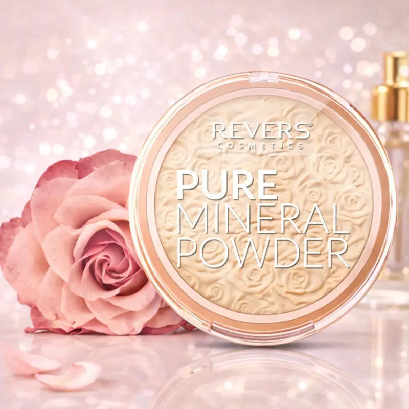 Pure Mineral Powder – Ultra-Light Mineral Face Powder for a Natural, Matte and Flawless Finish Light