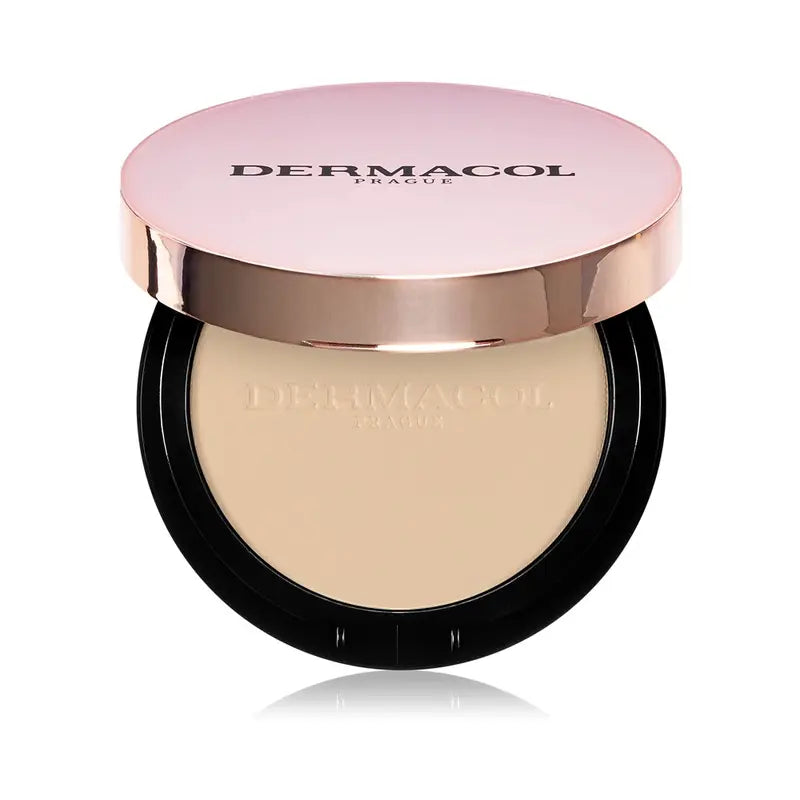 Dermacol 24H Long-Lasting Compact Powder & Foundation Wet & Dry 2-in-1 Matte Coverage