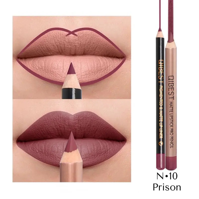 Matte Lipliner & Lipstick PRO Set Durable Long-Lasting Lip Makeup for Every Occasion