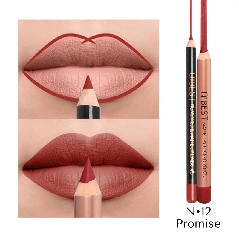 Matte Lipliner & Lipstick PRO Set Durable Long-Lasting Lip Makeup for Every Occasion