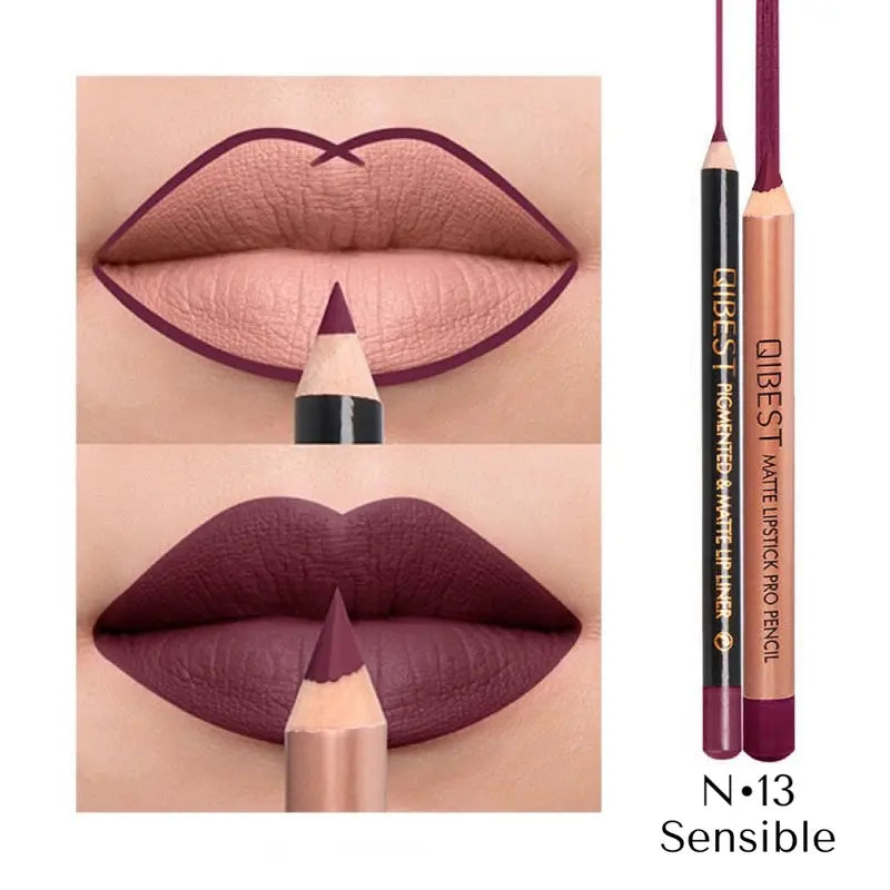 Matte Lipliner & Lipstick PRO Set Durable Long-Lasting Lip Makeup for Every Occasion