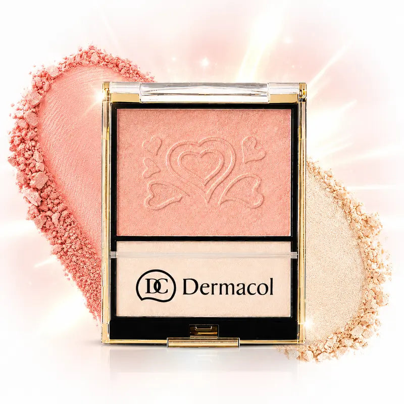 Dermacol Peach Glow Illuminating Palette Face & Body Highlighter Radiant Skin