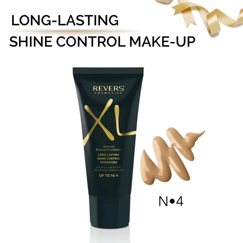 XL Natural Mineral Long-Lasting Shine Control Foundation – Hydrating Satin Finish