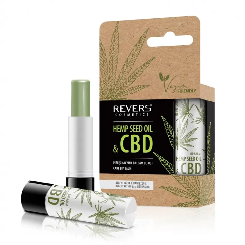 Nourishing Care Lip Balm Lipstick Rescue Stick Natural Hemp Seed Oil Soft Protected Lips