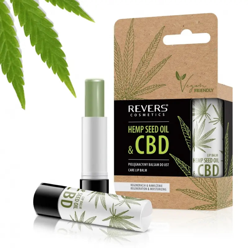 Nourishing Care Lip Balm Lipstick Rescue Stick Natural Hemp Seed Oil Soft Protected Lips