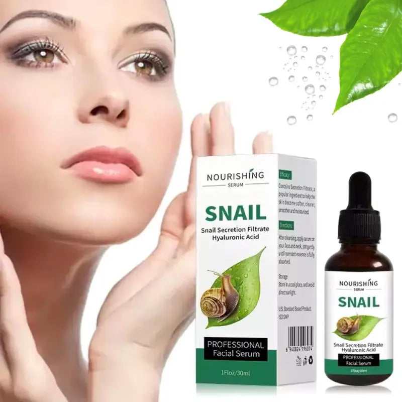 Face Serum Snail Secretion Filtrate & Hyaluronic Acid Anti-Aging, Hydrating & Nourishing Care