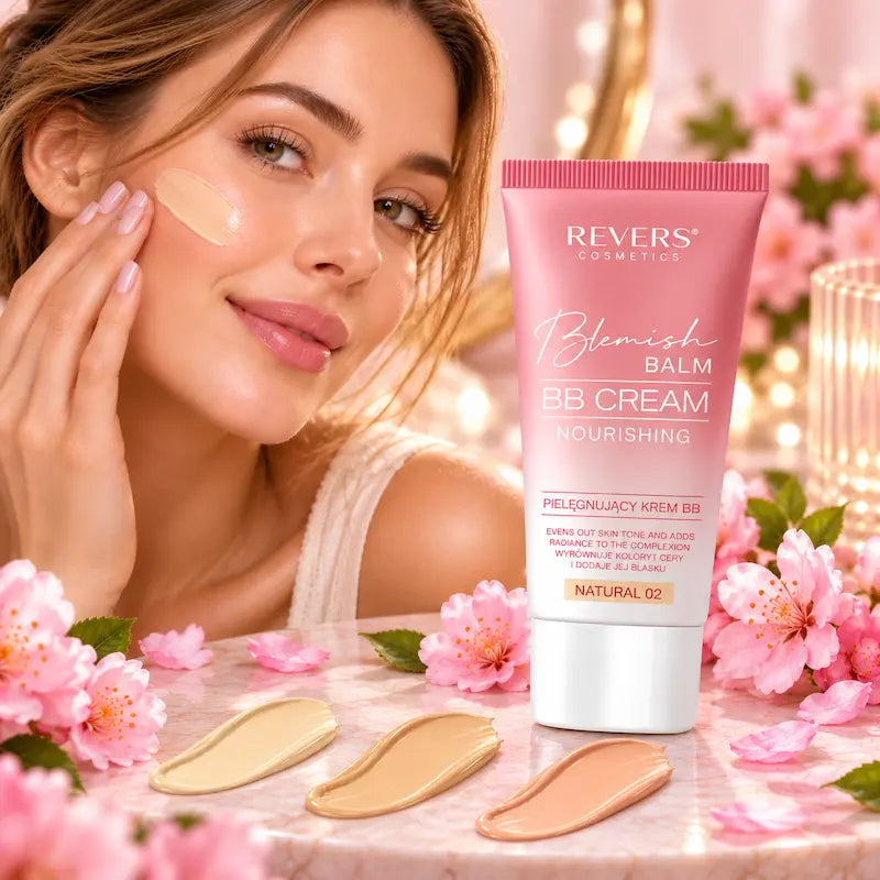 Nourishing BB Cream with Green Tea & Panthenol – Lightweight Hydrating Blemish Balm for Even Skin Tone 30ml