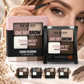 Oh! My Brow Eyebrow Powder & Wax Set 3 Brow Shadows, Setting Wax, Brush & Sponge Applicator Brow Defining, Filling &amp; Shaping Makeup Kit