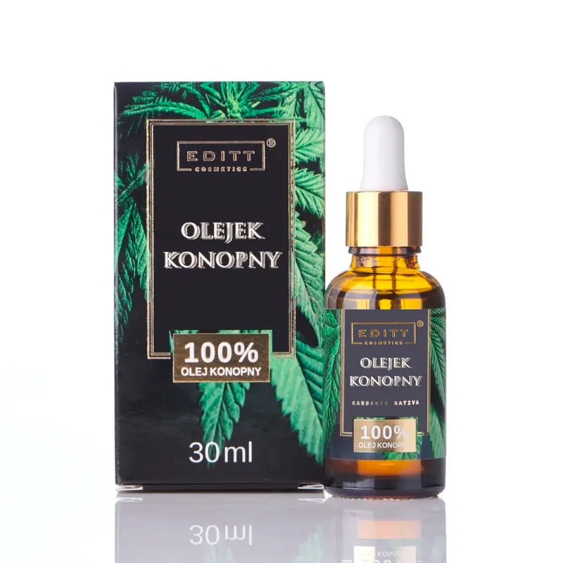 Organic Hemp Face & Body Oil 100% Serum Deeply Nourishing Regenerating & Hydrating 30ml