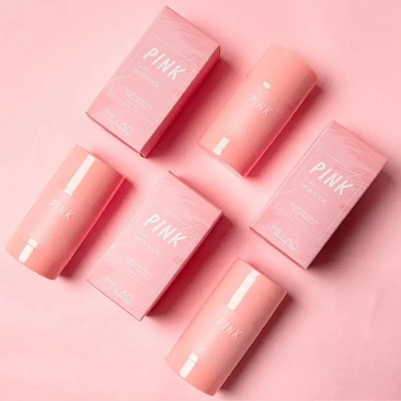 Pink Purifying & Moisturizing Clay Mask Stick Deep Cleansing, Hydration & Radiant Skin