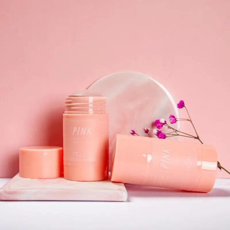 Pink Purifying & Moisturizing Clay Mask Stick Deep Cleansing, Hydration & Radiant Skin