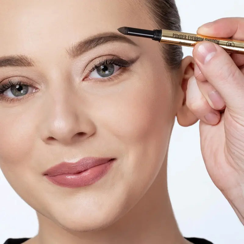 Dermacol Powder Eyebrow Shadow Easy, Long-Lasting Brow Makeup for Fuller & Defined Brows