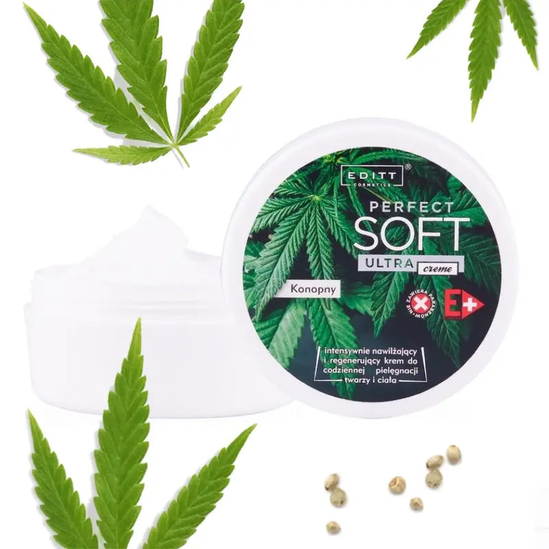 Perfect Ultra Soft Hemp Cream Face & Body Intensively Regenerating For Dry & Sensitive Skin 150g