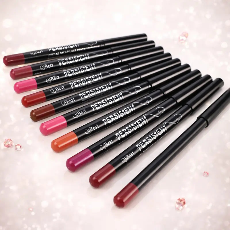 Long-Wear Lip Liner Pencil – Waterproof and Smudge-Proof, Various Shades