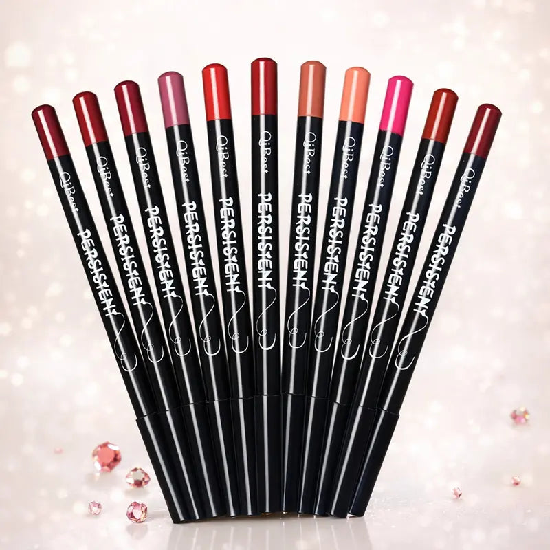 Long-Wear Lip Liner Pencil – Waterproof and Smudge-Proof, Various Shades