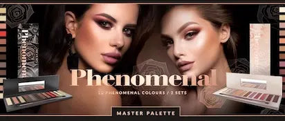 Eyeshadows highly pigmented, long-lasting,  blendable shades