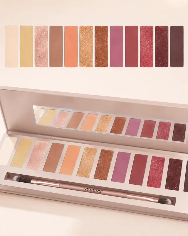Phenomenal Rose 12-Colour Eyeshadow Palette Vibrant, Blendable & Long-Lasting