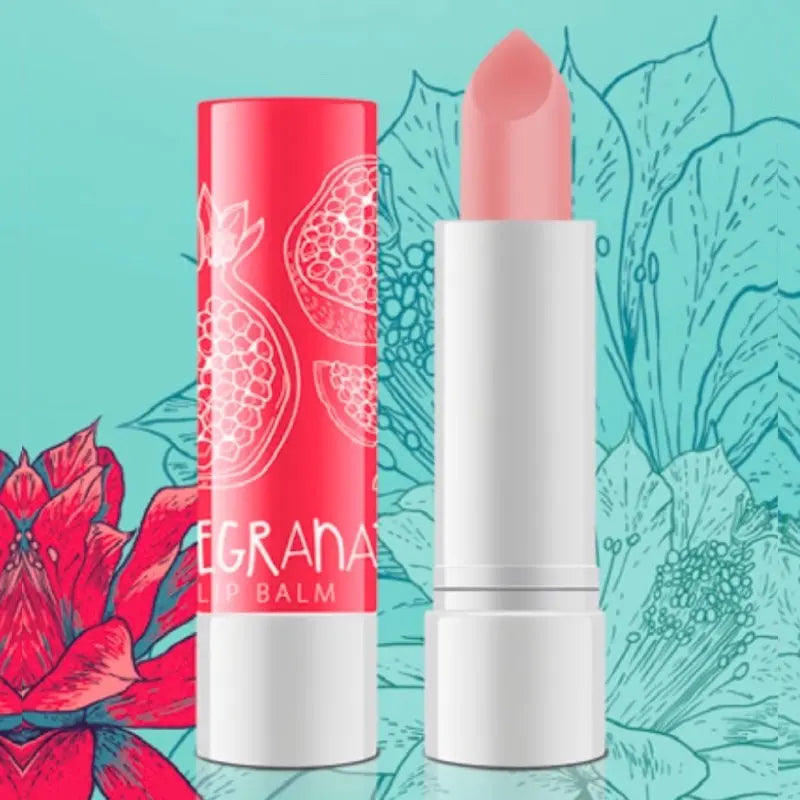 Pomegranate Aroma Lip Balm – Nourishing  & Protective Lipstick with Shea Butter & Avocado Oil