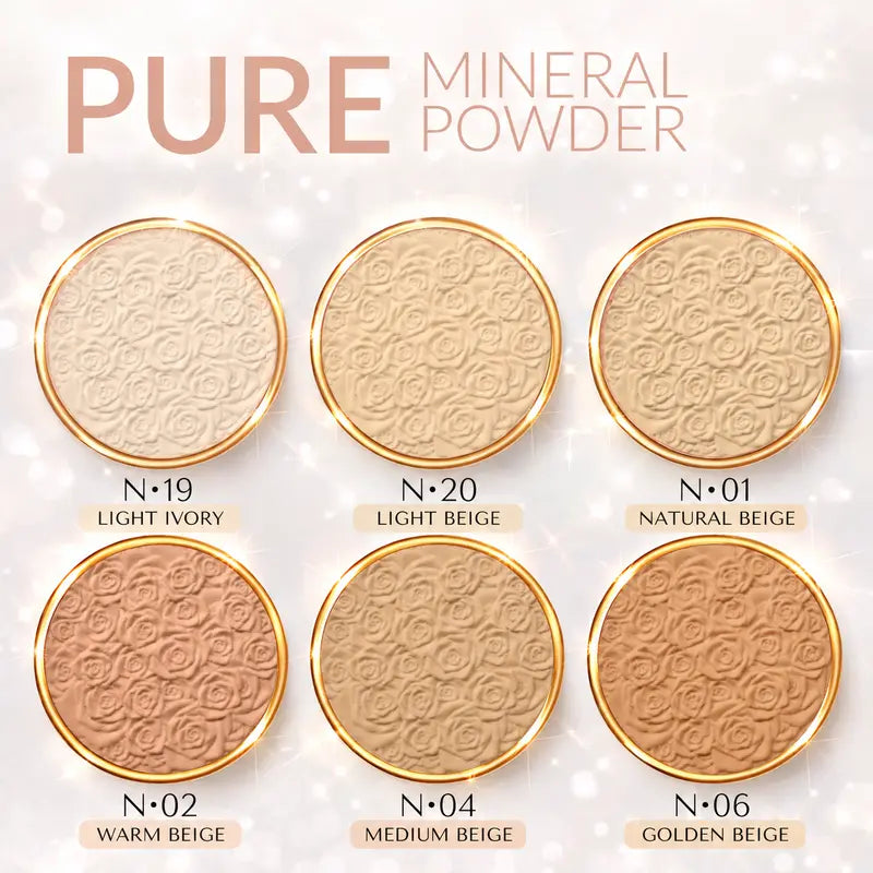 Pure Mineral Powder – Ultra-Light Mineral Face Powder for a Natural, Matte and Flawless Finish
