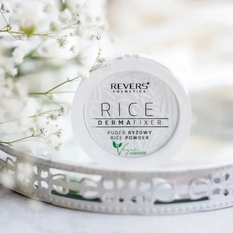 Rice Transparent Compact Powder Pressed Mattifying Skin Perfecting Pressed Finishing Makeup