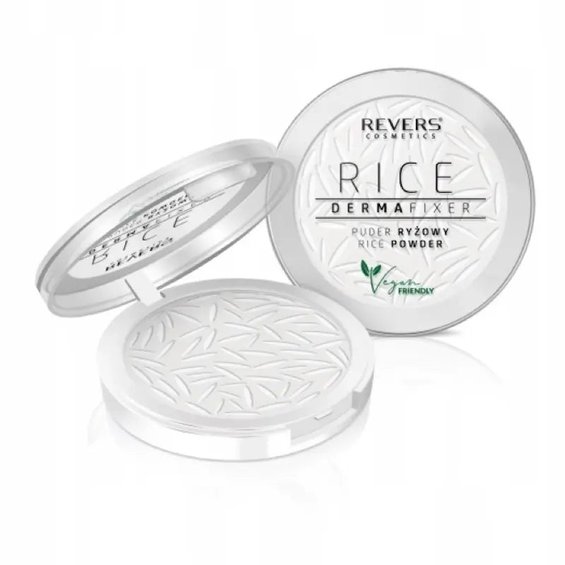 Rice Transparent Compact Powder Pressed Mattifying Skin Perfecting Pressed Finishing Makeup