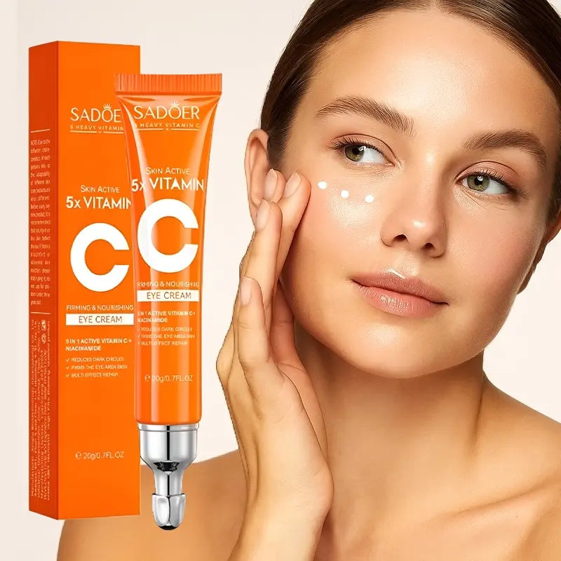 Brightening and Firming Eye Cream Treatment for Dark Circles, Puffiness and Fine Lines