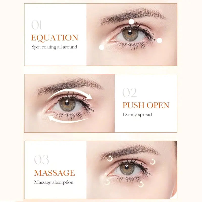 Brightening and Firming Eye Cream Treatment for Dark Circles, Puffiness and Fine Lines effect