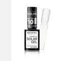 Solar gel nail polish White