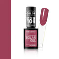 Solar gel nail polish Soft red