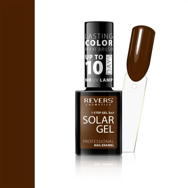 Professional Solar Gel Nail Polish Scratch-Proof, Long-Lasting Hybrid Effect Dark Chocolate 34