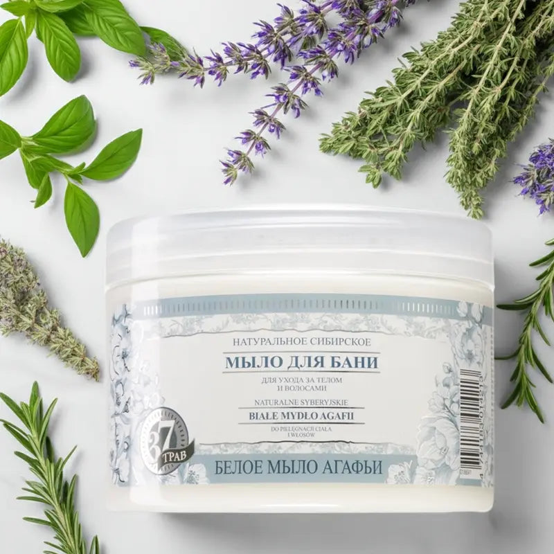 Bania agafii babushka Agafia white soap Shampoo