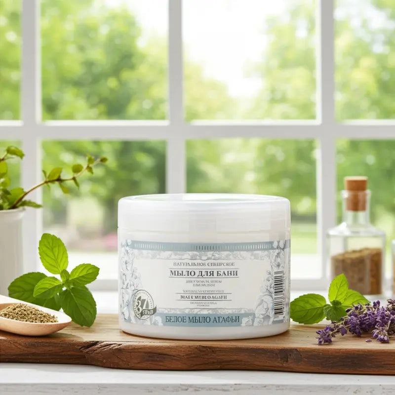 Bania agafii babushka Agafia white soap Shampoo