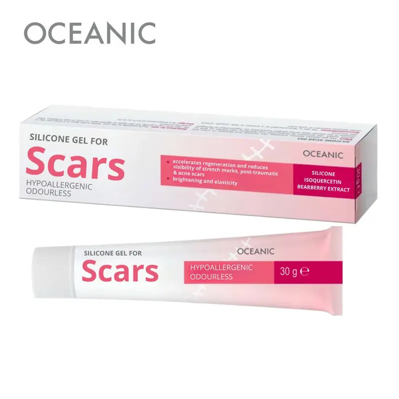Silicone Scar Gel Stretch Mark & Scar Care Onion & Bearberry Hypoallergenic & Fragrance-Free