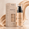 Skin Tone Adapting Matte Foundation Long Lasting Liquid Makeup Natural Finish 4 Shades 30ml