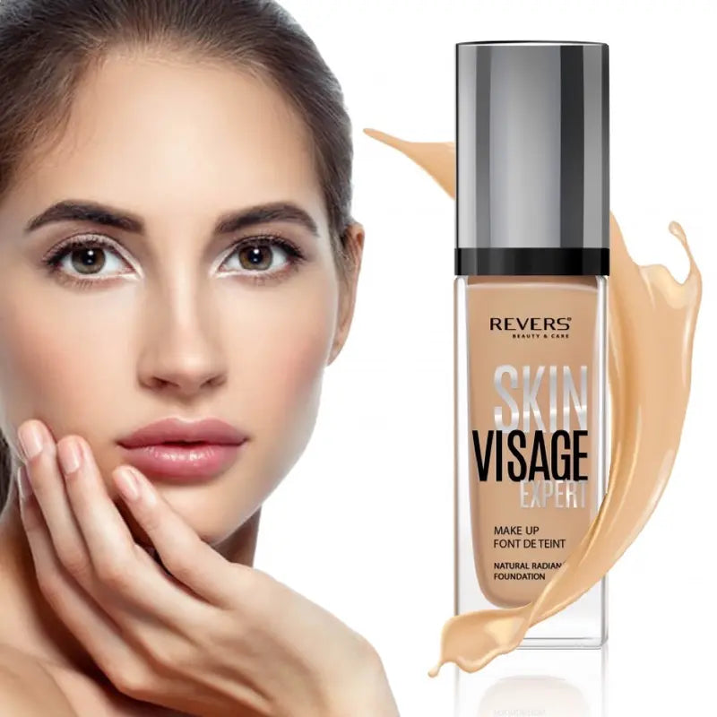 Skin Visage Foundation Natural Radiance Flawless Finish Long-Lasting Lightweight Makeup