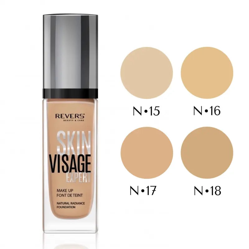 Skin Visage Foundation Natural Radiance Flawless Finish Long-Lasting Lightweight Makeup