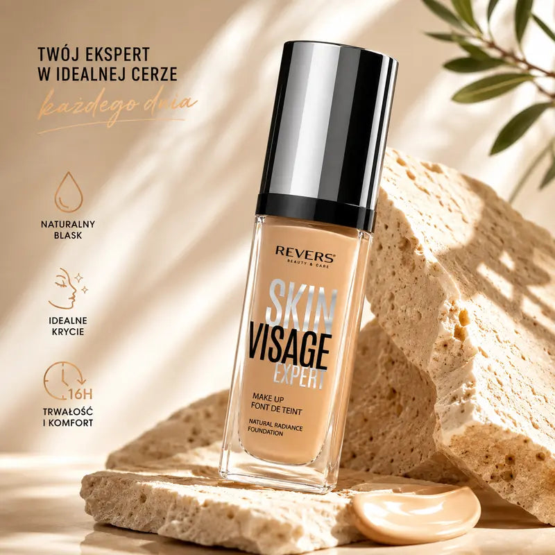 Skin Visage Foundation Natural Radiance Flawless Finish Long-Lasting Lightweight Makeup