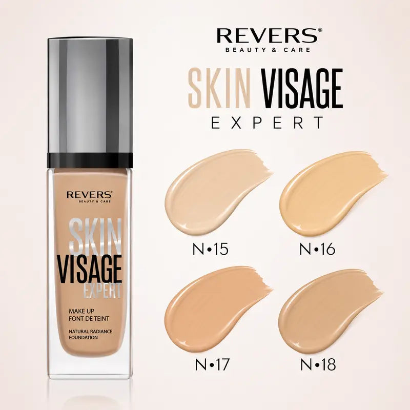 Skin Visage Foundation Natural Radiance Flawless Finish Long-Lasting Lightweight Makeup