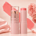 She GLAM Sparkle Blossom Blush Stick Cream Creamy Pink Cheek Blush Natural Glow Radiant Dewy Glow