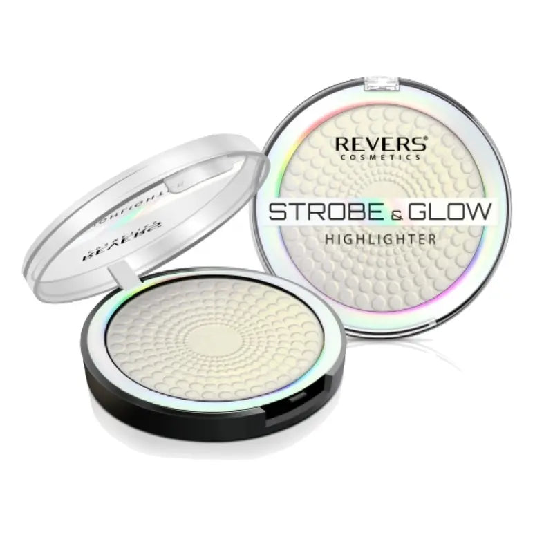 Strobe and glow highlighter powder